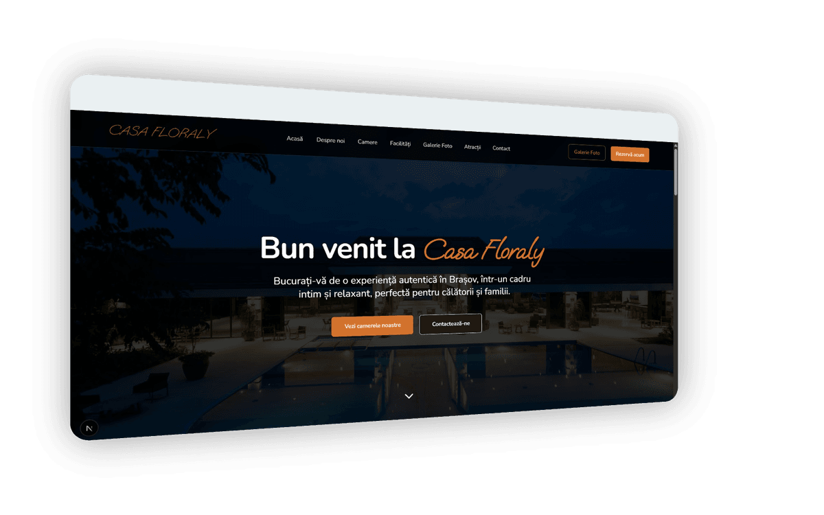 Floraly - Platformă integrată pentru gestiune hotelieră